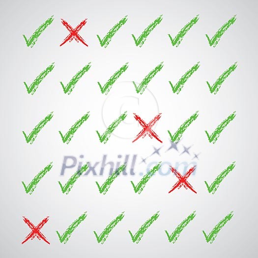 check marks symbol on gray background check marks symbol on gray background