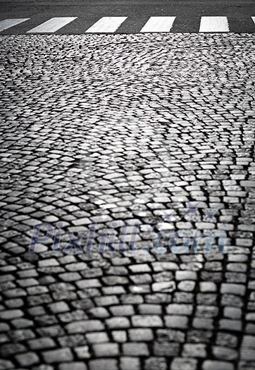 urban traffic concept - city road with crossing urban traffic concept - city road with crossing
