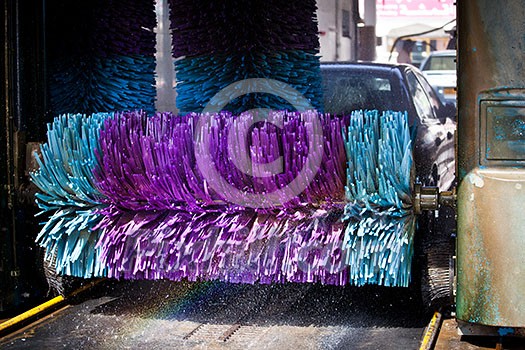 cars in a carwash cars in a carwash