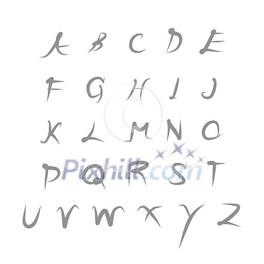 handwriting font set for use