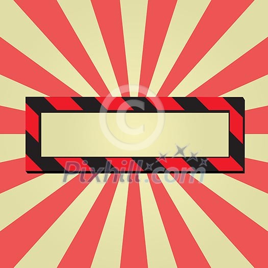 Vector blank sign for use Vector blank sign for use