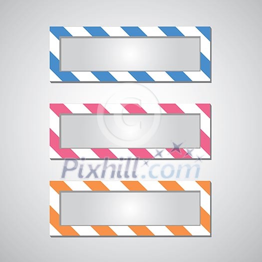 Vector blank sign for use Vector blank sign for use