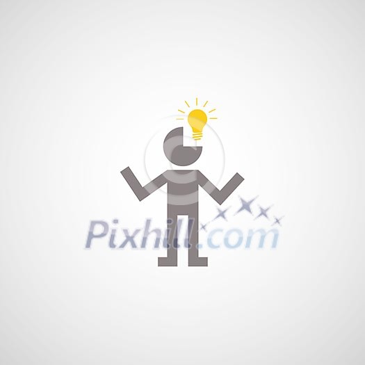 creative symbol for gray background creative symbol for gray background