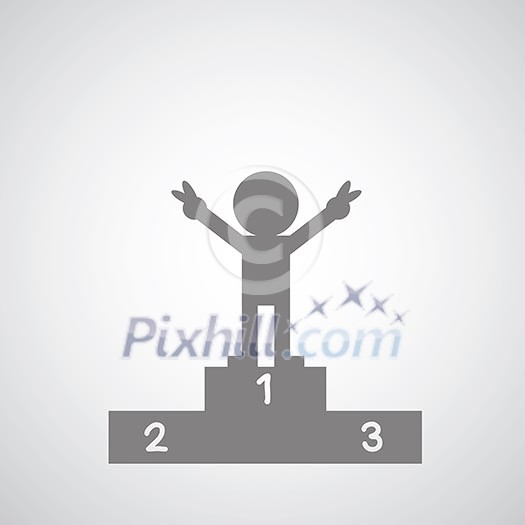 championship symbol on gray background championship symbol on gray background