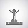 championship symbol on gray background