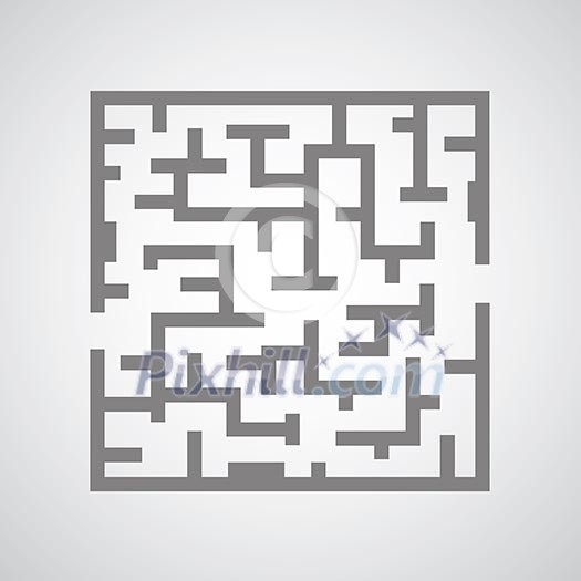 maze against on gray background. maze against on gray background.