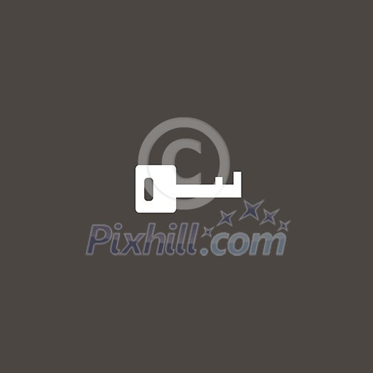 key symbol on gray background key symbol on gray background
