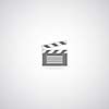 slate film symbol on gray background