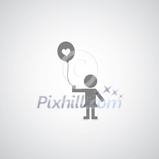 tell love you symbol on gray background tell love you symbol on gray background