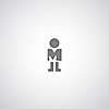 person symbol on gray background