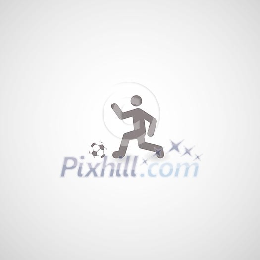 sport symbol on gray background sport symbol on gray background