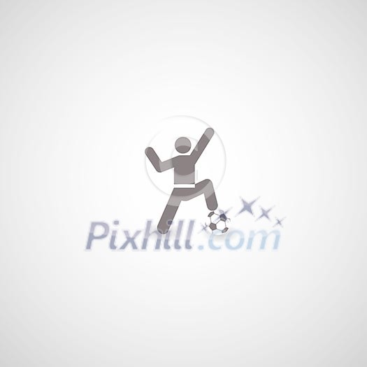 sport symbol on gray background sport symbol on gray background