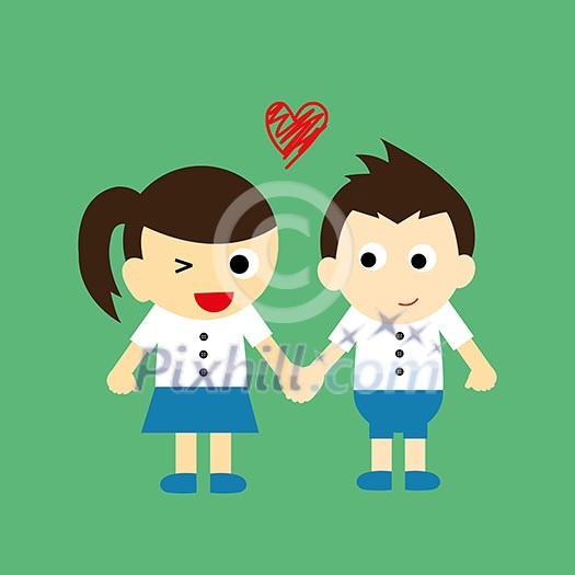 student vector cartoon style for use student vector cartoon style for use