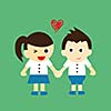 student vector cartoon style for use