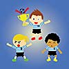 vector cartoon sport champions cup 