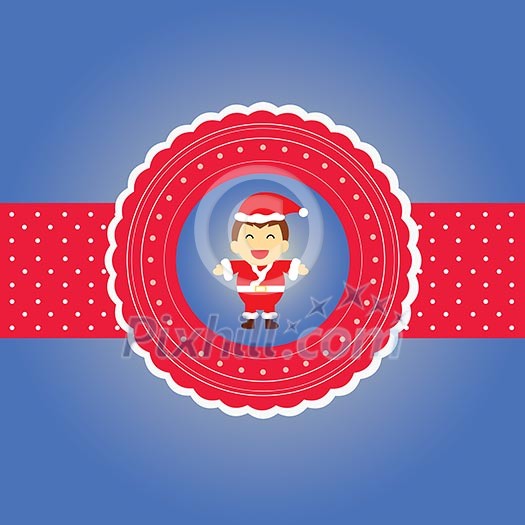 Santa claus vector cartoon style for greeting Santa claus vector cartoon style for greeting