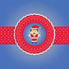 Santa claus vector cartoon style for greeting