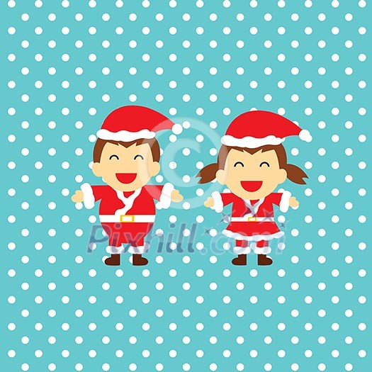 Santa claus vector cartoon style for greeting Santa claus vector cartoon style for greeting