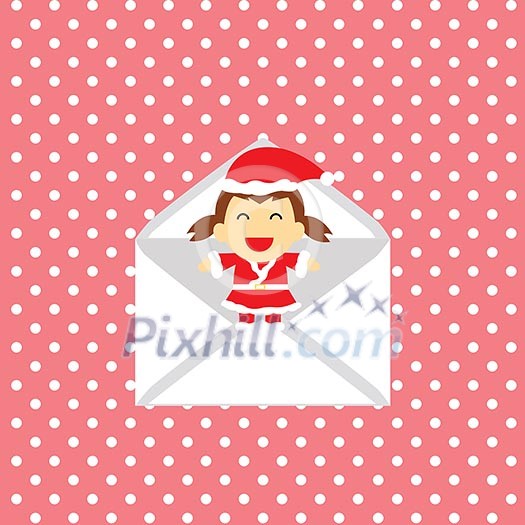 Santa claus vector cartoon style for greeting Santa claus vector cartoon style for greeting