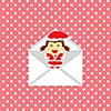 Santa claus vector cartoon style for greeting