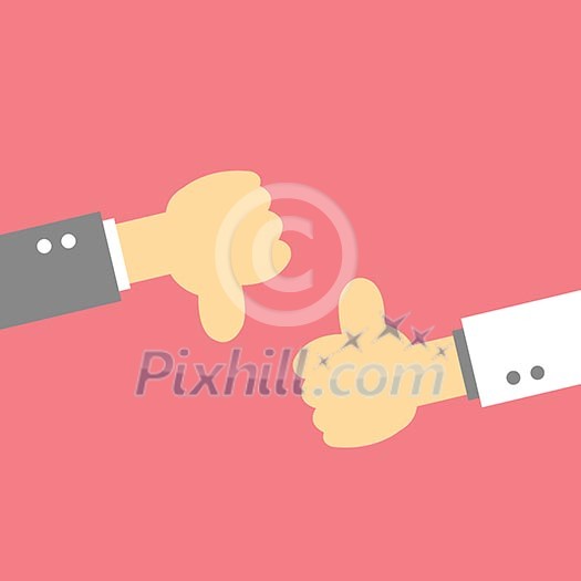 like and unlike symbol vector cartoon style like and unlike symbol vector cartoon style