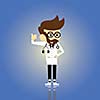 doctor vector cartoon style for use