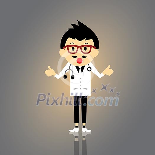 doctor vector cartoon style for use doctor vector cartoon style for use