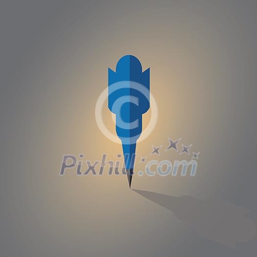 darts target vector cartoon style darts target vector cartoon style