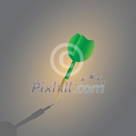 darts target vector cartoon style darts target vector cartoon style