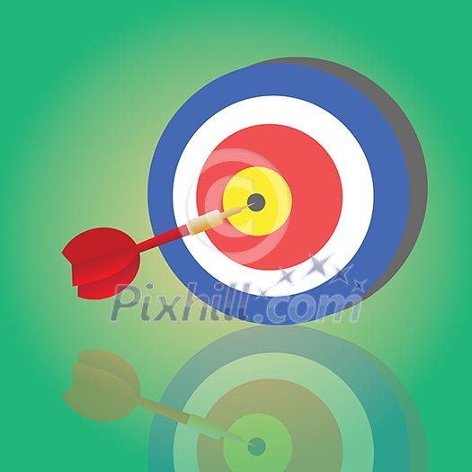 darts target aim vector cartoon darts target aim vector cartoon