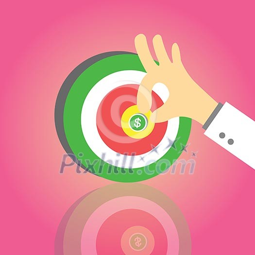 go to goal success in business vector go to goal success in business vector