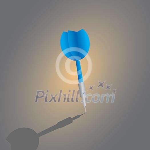 darts target vector cartoon style darts target vector cartoon style