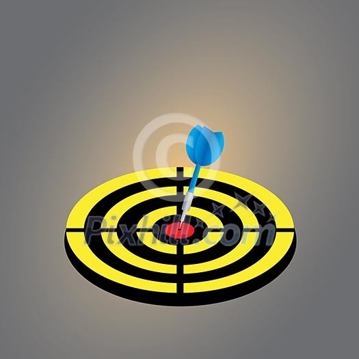darts target aim vector cartoon darts target aim vector cartoon