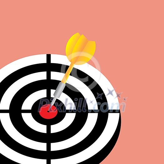 darts target aim vector cartoon darts target aim vector cartoon