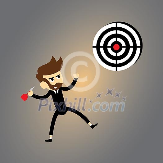 I have got target vector cartoon I have got target vector cartoon