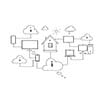Background image with hand drawing business strategy plan