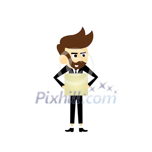 manager vector cartoon for dialogs with other characters manager vector cartoon for dialogs with other characters