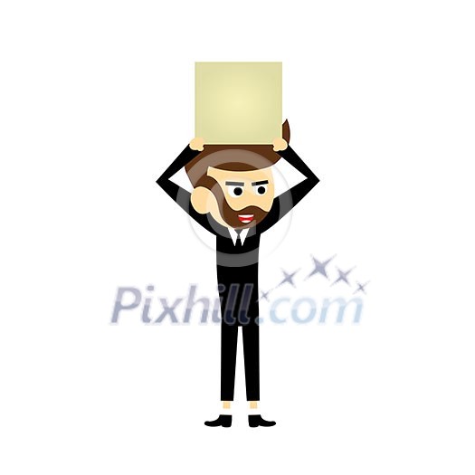 manager vector cartoon for dialogs with other characters manager vector cartoon for dialogs with other characters