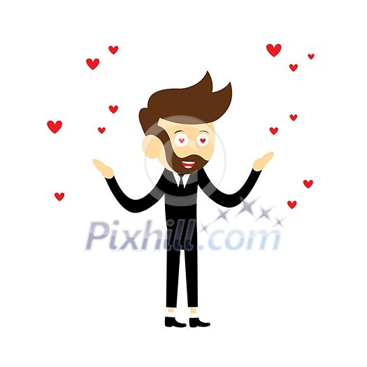 manager vector cartoon for dialogs with other characters manager vector cartoon for dialogs with other characters