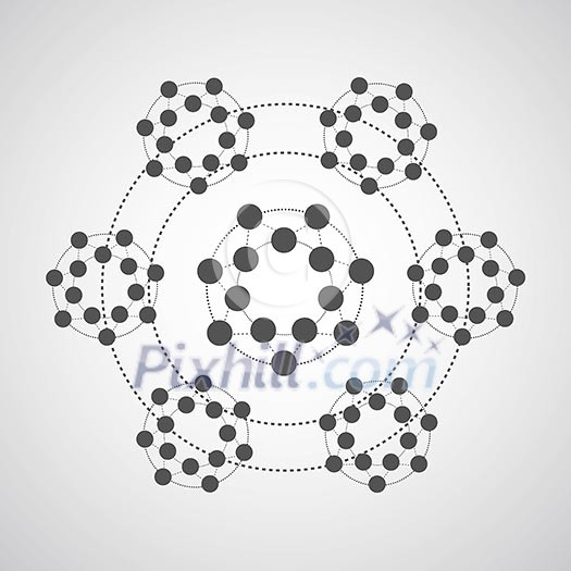 connection symbol with text and graphics connection symbol with text and graphics