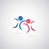 relationship symbol  on gray background 