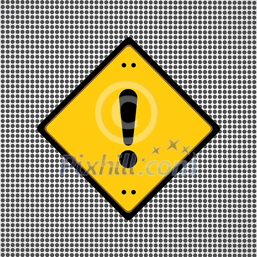 Exclamation danger sign general symbol needed for use Exclamation danger sign general symbol needed for use