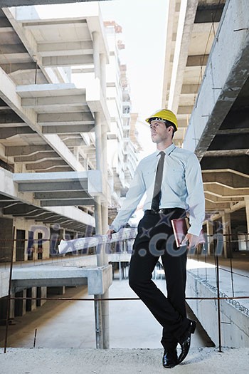 business man Architect engineer manager at construction site project business man Architect engineer manager at construction site project