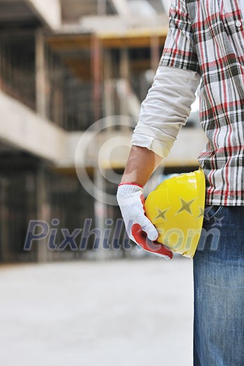 handsome hard worker people portrait at concstruction site handsome hard worker people portrait at concstruction site