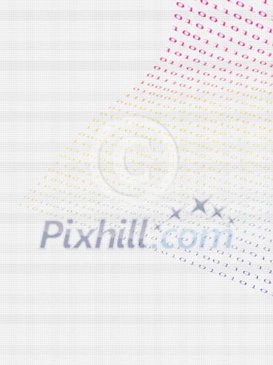 binary numbers background with color effect binary numbers background with color effect
