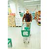man in shopping