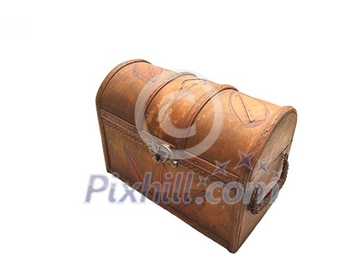 isolated wood box isolated wood box