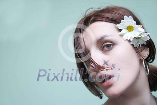 Portrait of a young woman young woman Portrait of a young woman young woman