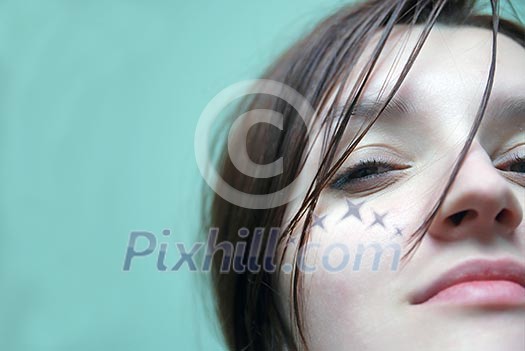 Portrait of a young woman young woman Portrait of a young woman young woman