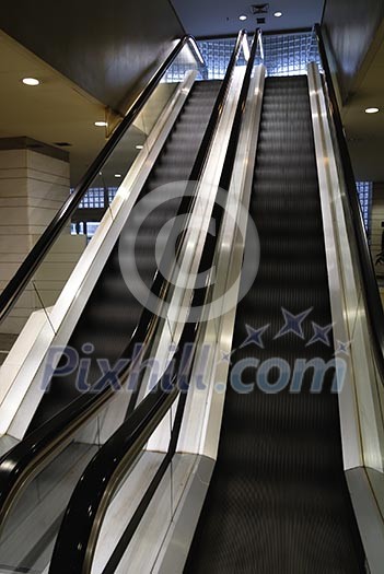 Modern stairway inside a shopping mall Modern stairway inside a shopping mall